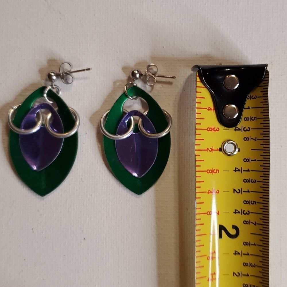 Double leaf aerrings - Picture 3 of 6